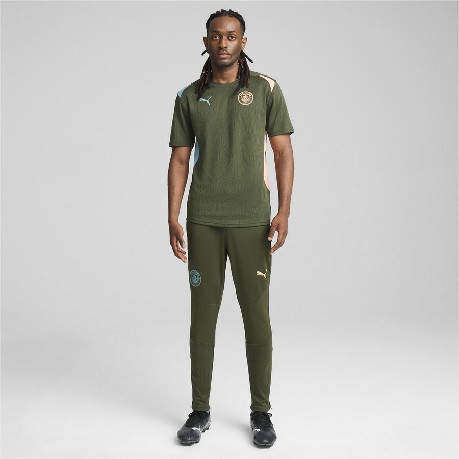 Manchester City Training Trousers - Green/Blue - Men's-SoccerKits Hub | Buy Soccer Jerseys Online